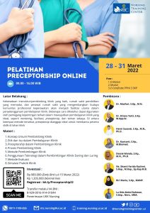 Pelatihan Preceptorship Online Nursing Training Center